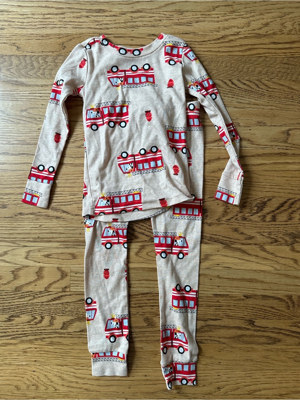NWOT Old Navy Firetruck Toddler Pajamas